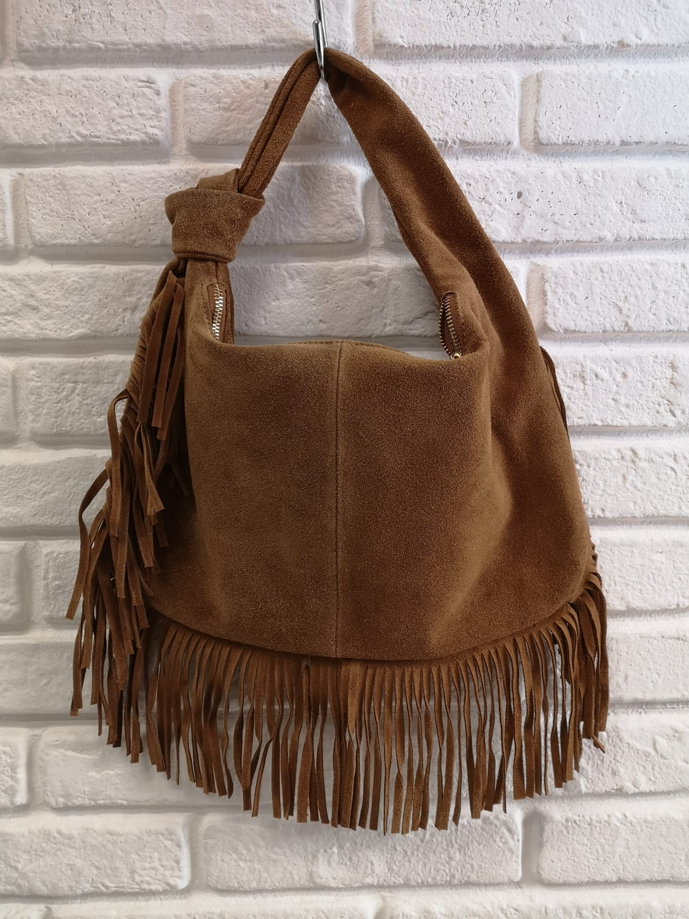 BORSA FRANGE PELLE