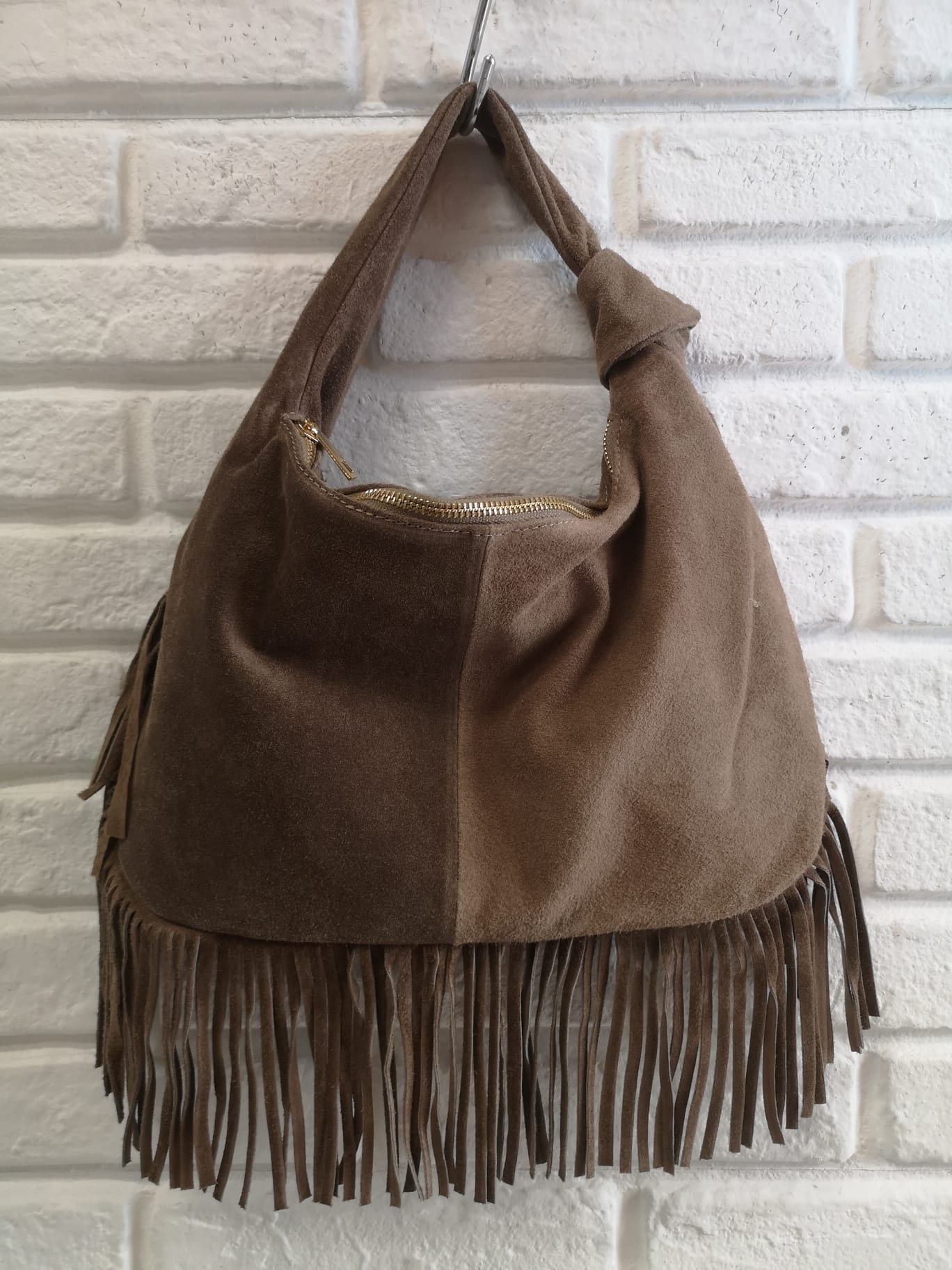 BORSA FRANGE PELLE