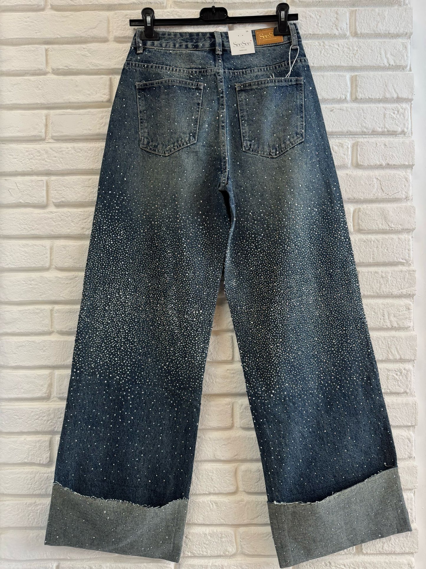 JEANS RISVOLTO A3420