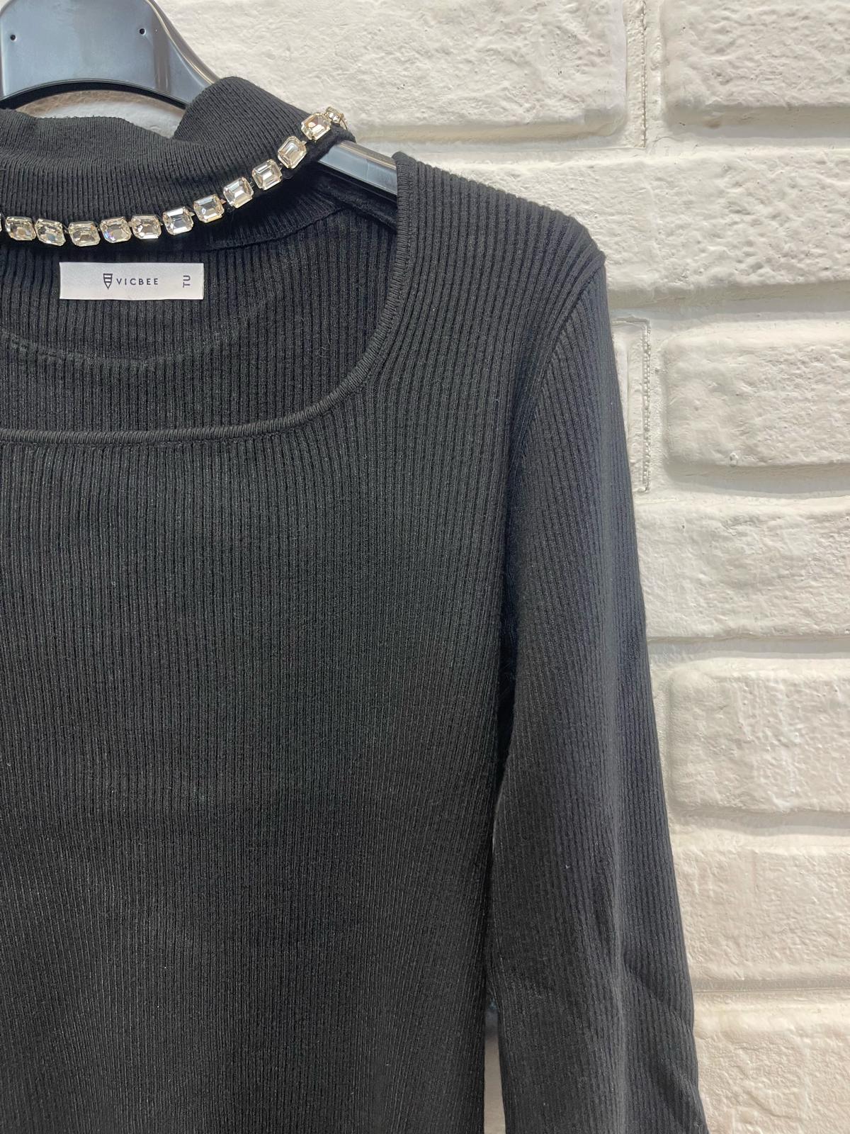 MAGLIONE STRASS 9143