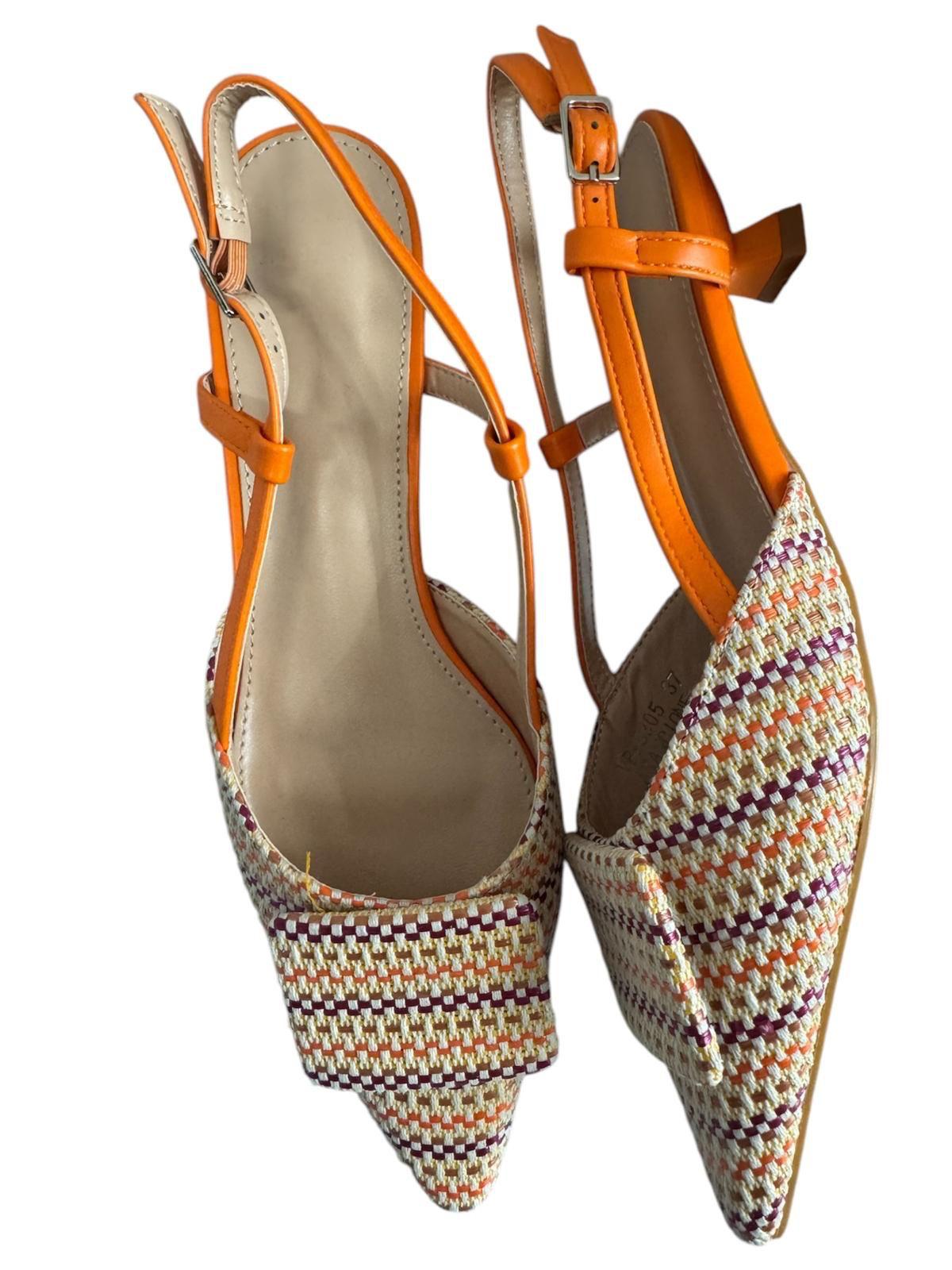 SLINGBACK 59305 FIBBIA RIVESTITA