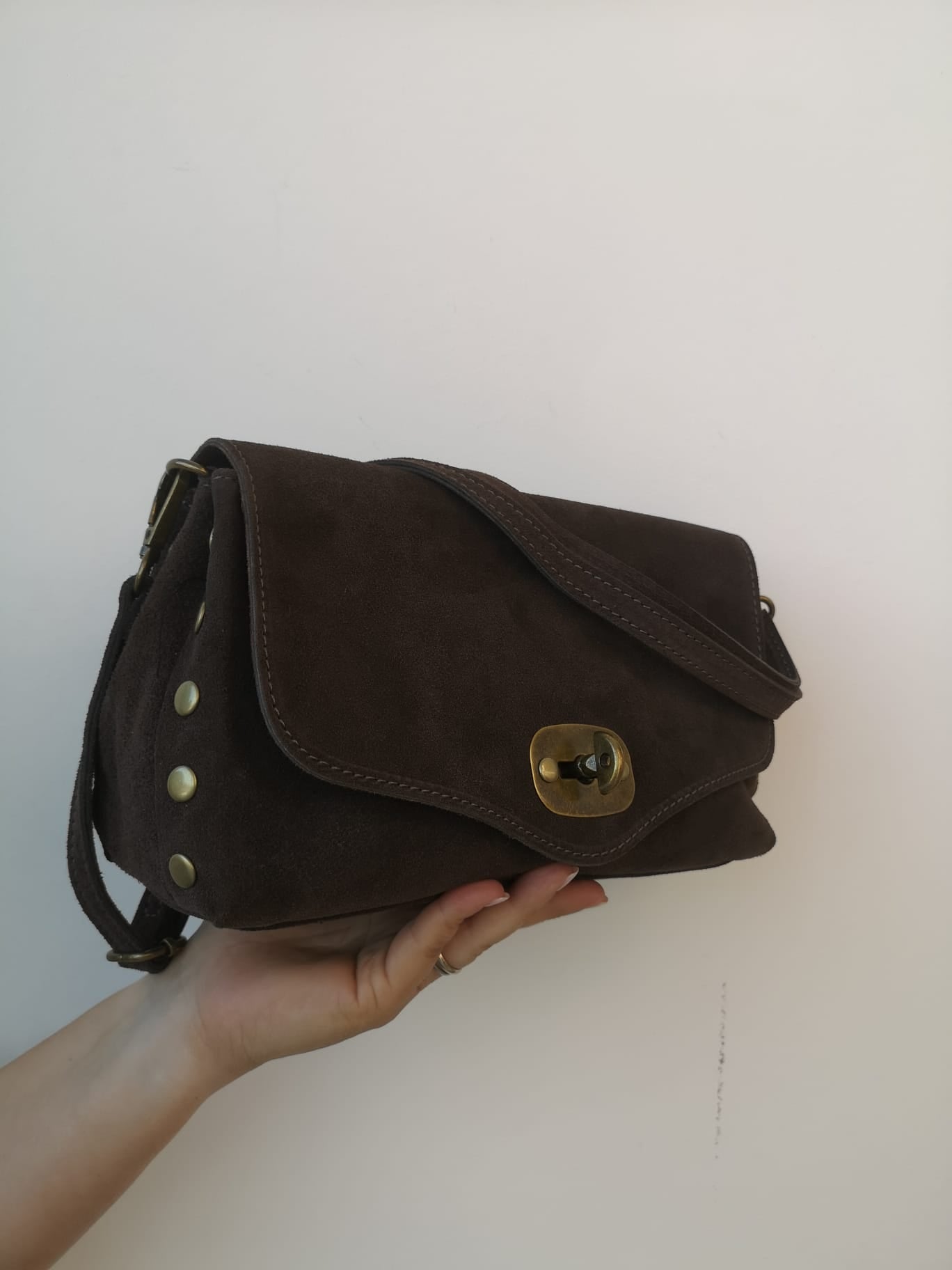BORSA SCAMOSCIATA BORCHIE