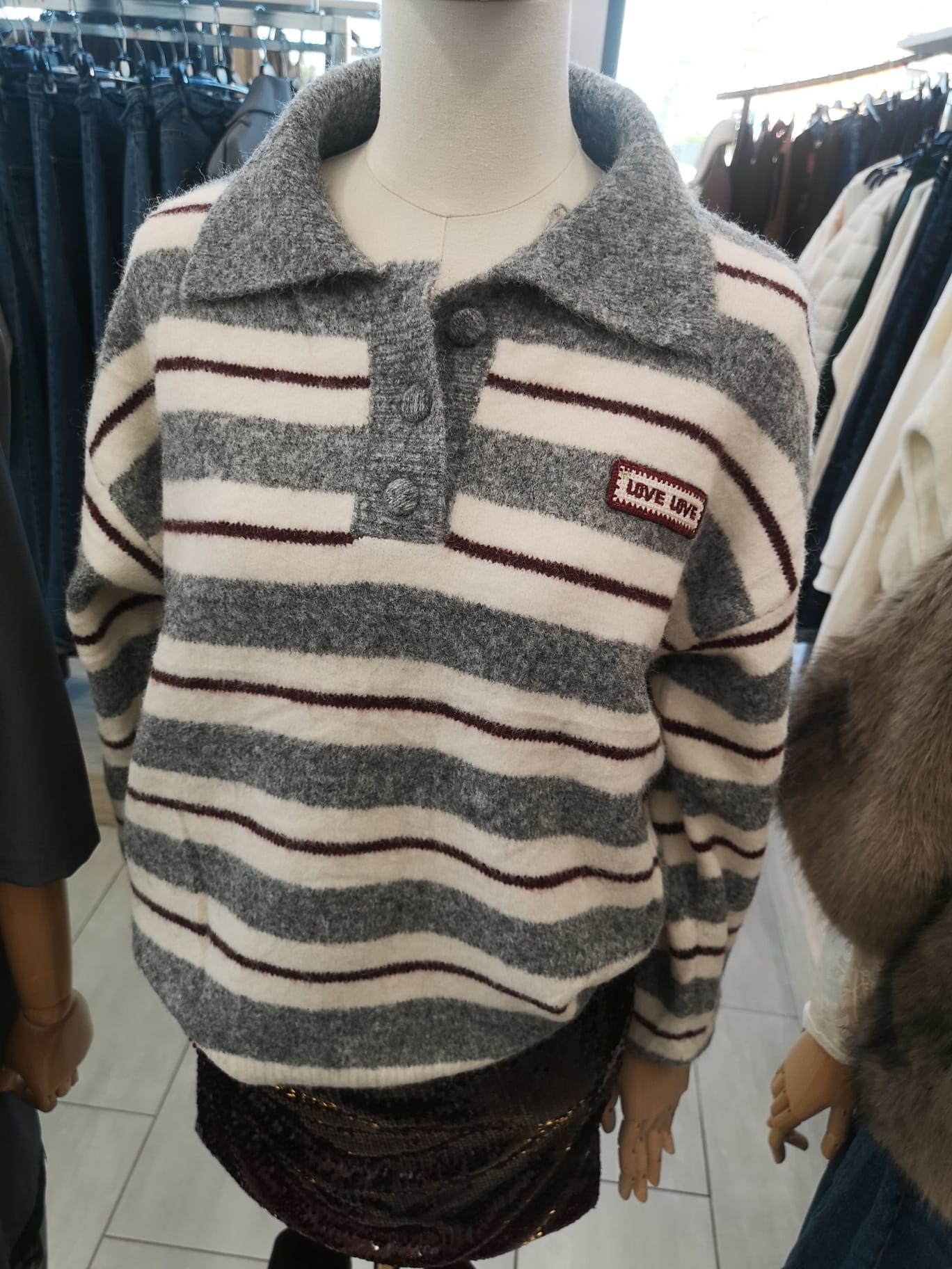 MAGLIONE RIGHE 2567