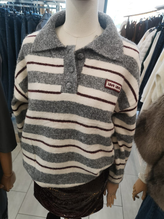 MAGLIONE RIGHE 2567