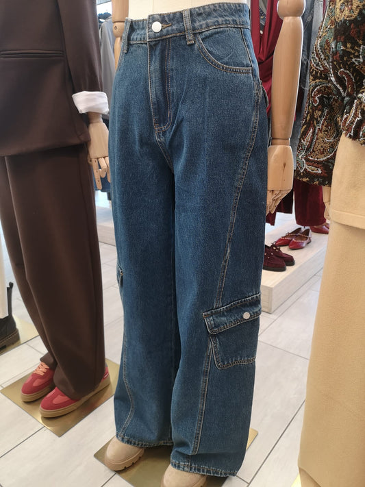 JEANS CARGO 22090