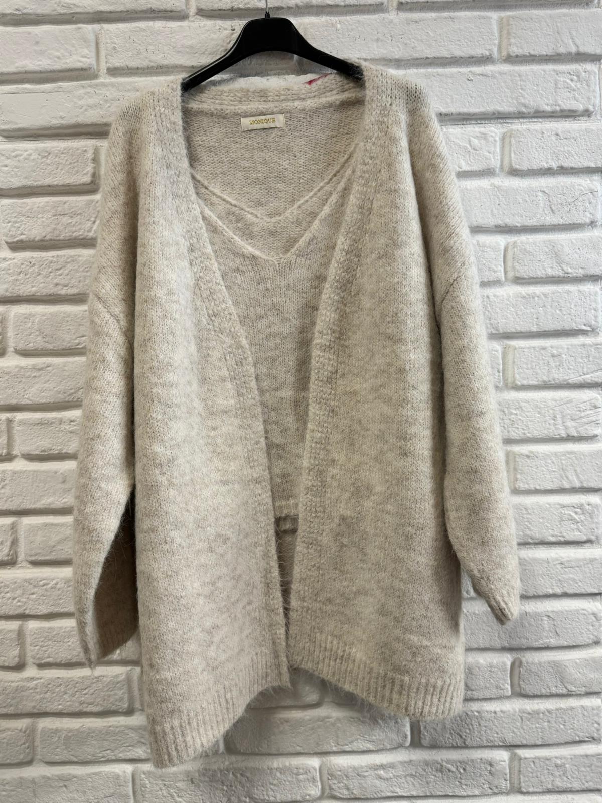 CARDIGAN CANOTTA 25001