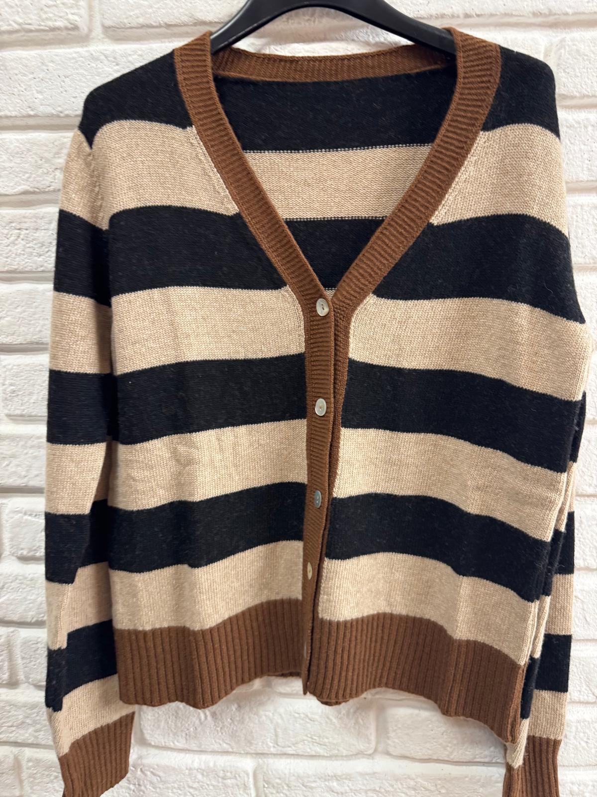 CARDIGAN  RIGHE 10213