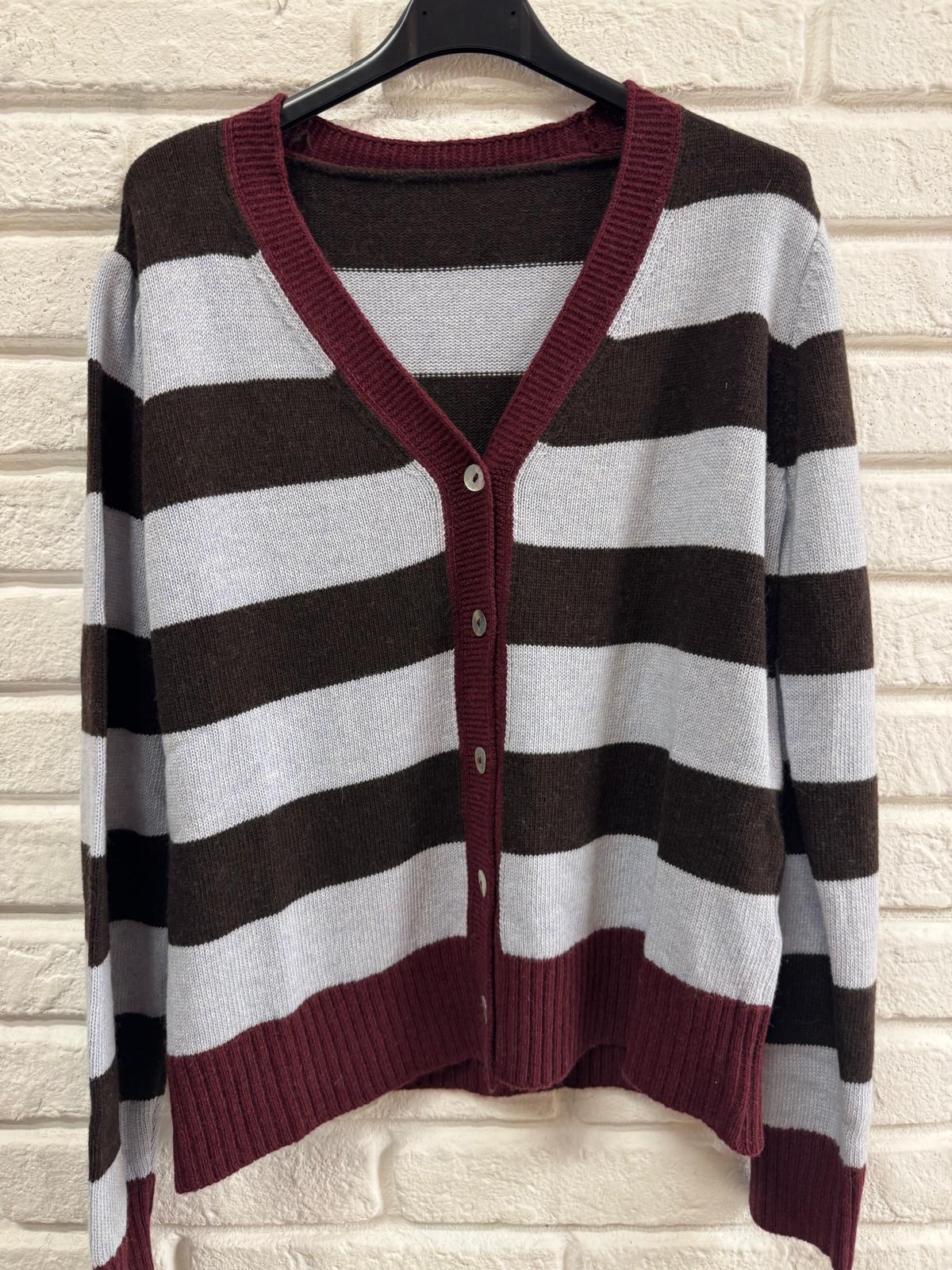 CARDIGAN  RIGHE 10213