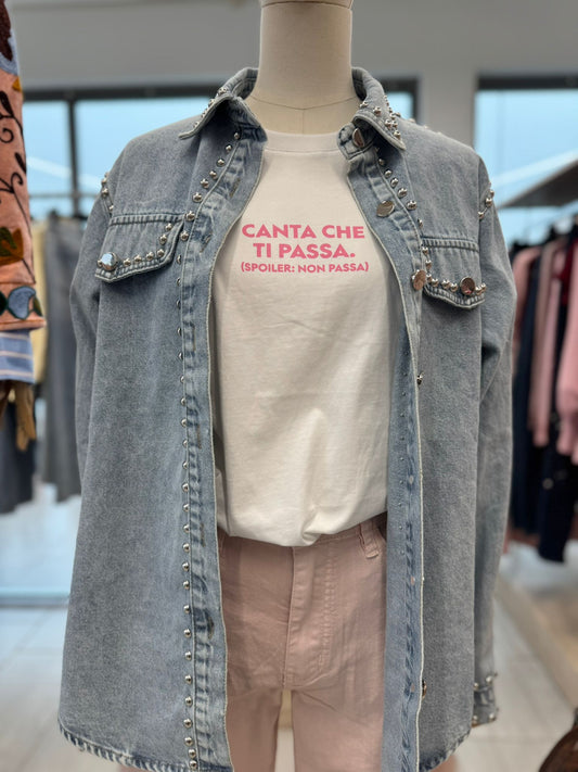 CAMICIA JEANS BORCHIE 3041