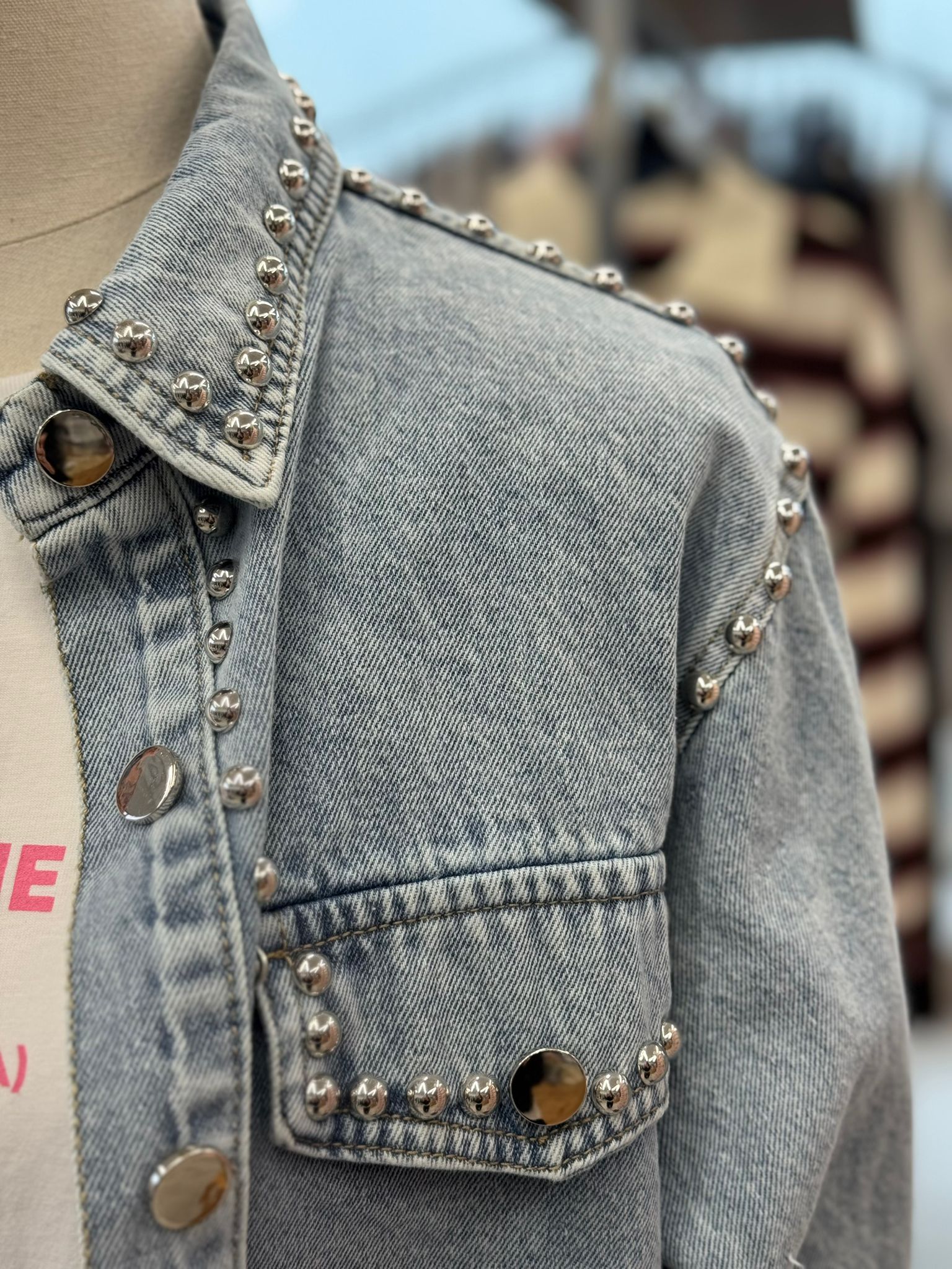 CAMICIA JEANS BORCHIE 3041