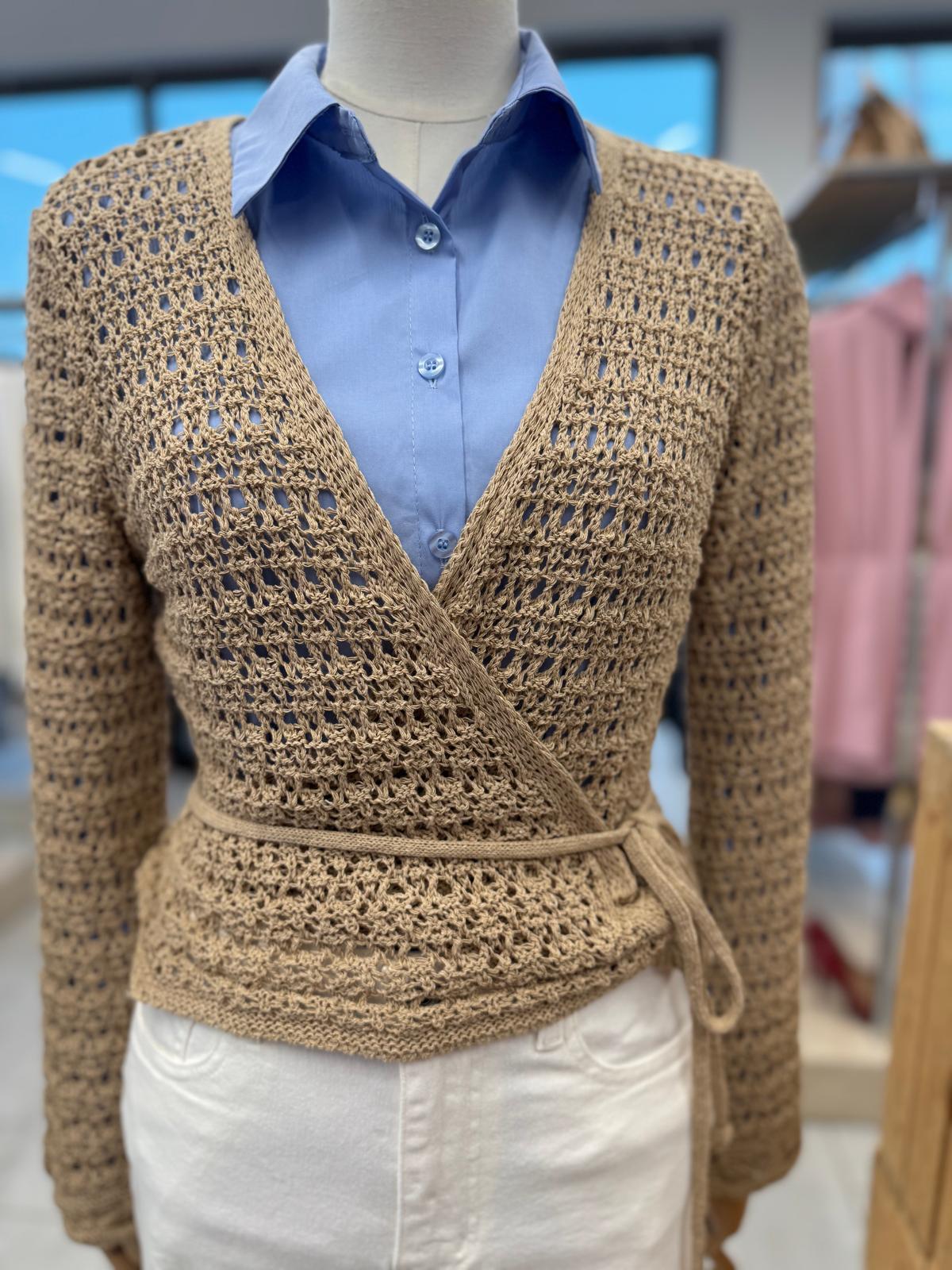 CARDIGAN INCROCIATO YH005