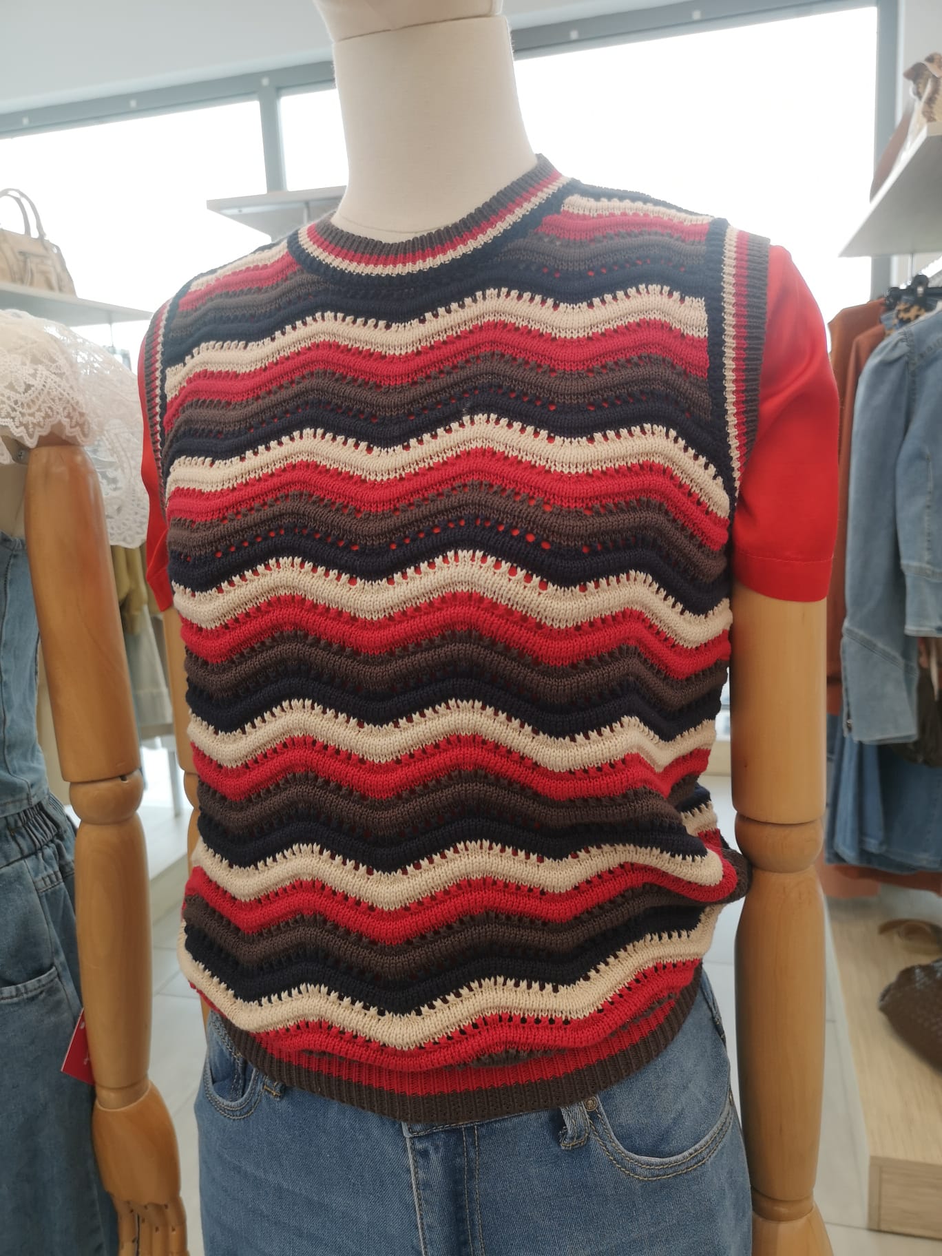 MAGLIONE RIGHE 10636
