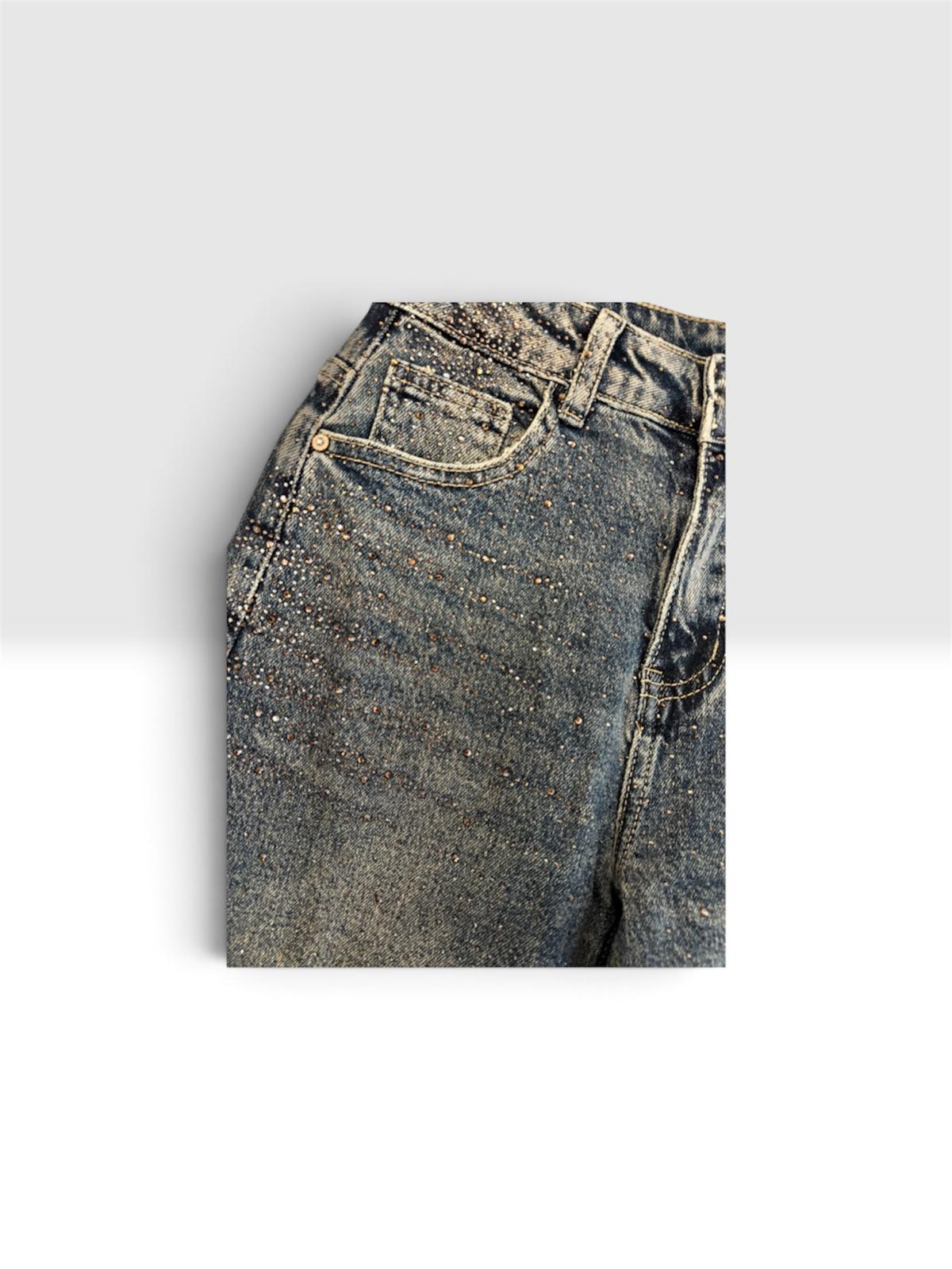 JEANS STRASS 8098